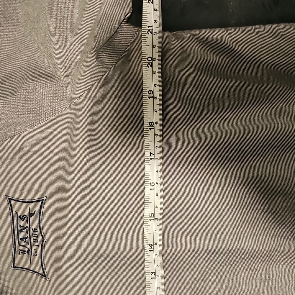 Vans Light Gray Button-Up Jacket - image 7